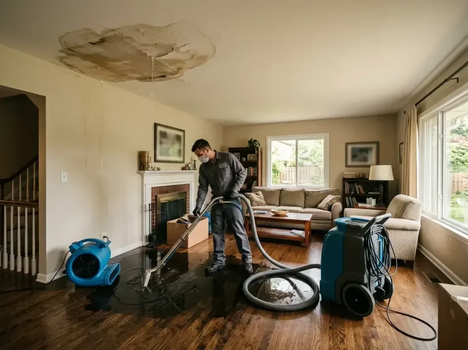 attic-pipe-burst-ceiling-drip-008 — frequently asked questions, Water Damage Restoration & Carpet Care in Holland, MI